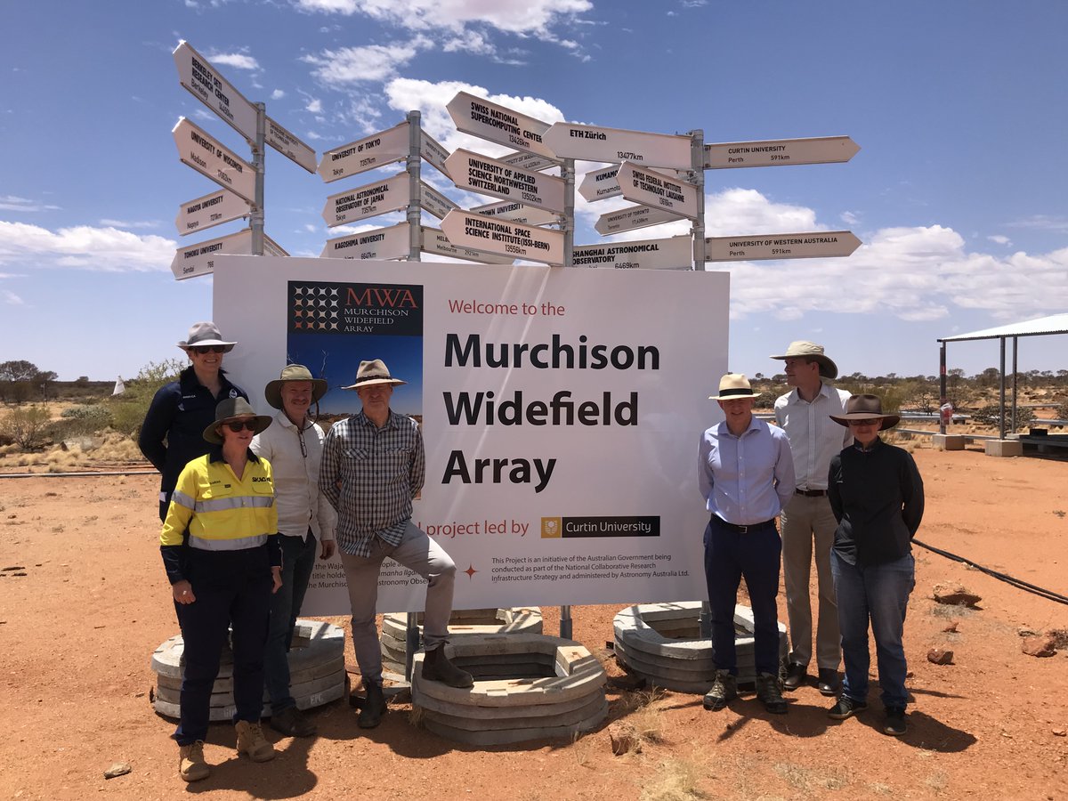 Hon. Paul Fletcher, the Shadow Minister for Science, and the incoming CEO of <a href="/CSIRO/">CSIRO</a>, Prof. Doug Hilton recently visited the MWA as an integral part of their tour of the Inyarrimanha Ilgari Bundara Murchison Radio Astronomy.