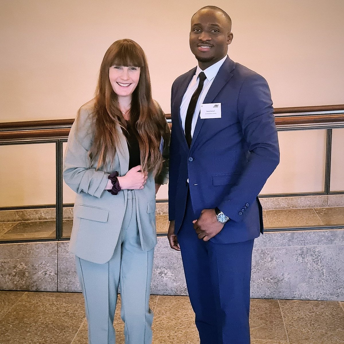 DrSamuelBolaji's tweet photo. Honoured to present my research on microbial adhesion and osteoblast interaction on Bioactive glass at the MMM Symposium. Grateful for insightful discussions with esteemed scientists Prof. Andrej Trampuz, Prof. Matthias Gunzer, and Prof. Henk Busscher. #RTG2723
#Bioactiveglass https://t.co/dhynLHv4E1