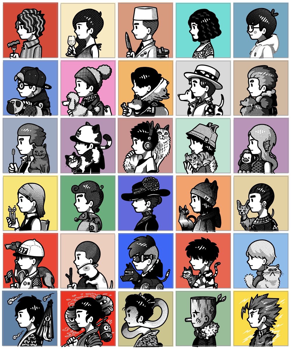 30 / 100 #BWOPLE from Season 6
All sold out, stay tuned for regular drops!

About Bwople at gengoya.notion.site
Collection page :  objkt.com/collection/KT1…