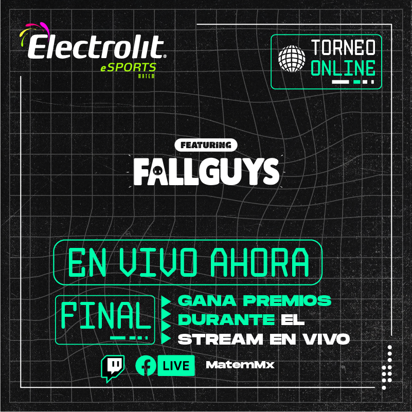 ⚡🔥Durante el stream en este momento podrías ganar tarjetas de regalo⚡🔥Síguela y participa por Twitch twitch.tv/matemmx #ElectrolitGaming