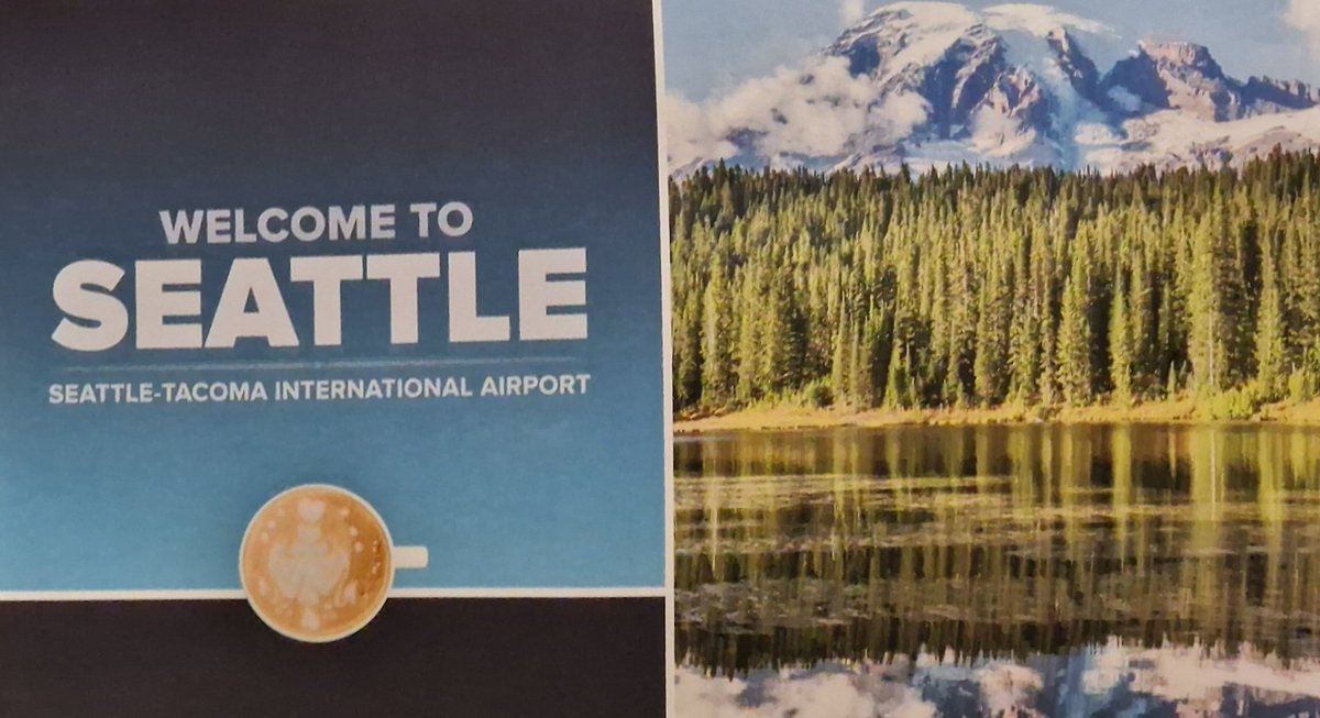 At SEATAC, ready to come home!