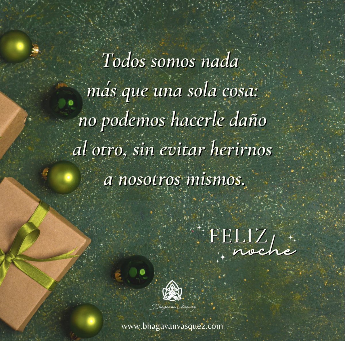 Todos somos nada más que una sola cosa: no podemos hacerle daño al otro, sin evitar herirnos a nosotros mismos.🧿🕯️

Buenas Noches, los amo un montón.🎄🧑‍🎄 #BuenasNoches #FelizNoche #Madrid #Roma #23nov