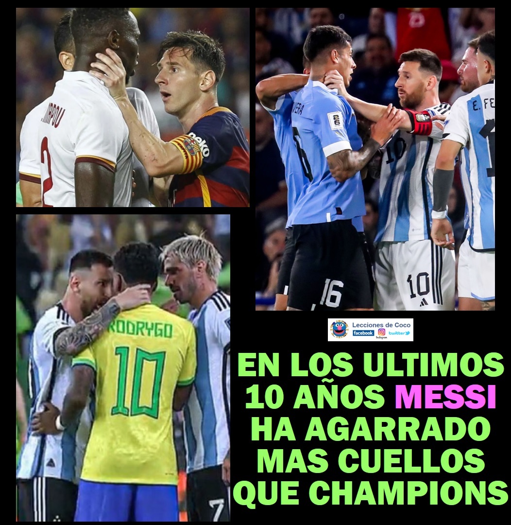 CocoLecciones's tweet photo. A Messi se le dan mejor los cuellos 👇 https://t.co/hrAuIuzzW3