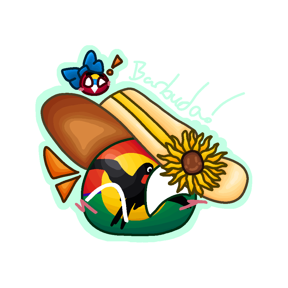 barbuda (council flag) + 🇦🇬