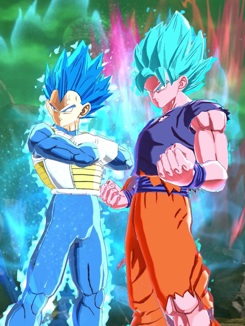 My first Legends Limited (Assist) unit concept, Super Saiyan Blue (Evolution)  Vegeta and Super Saiyan Blue (Kaioken) Goku from Tournament of Power! :  r/DragonballLegends