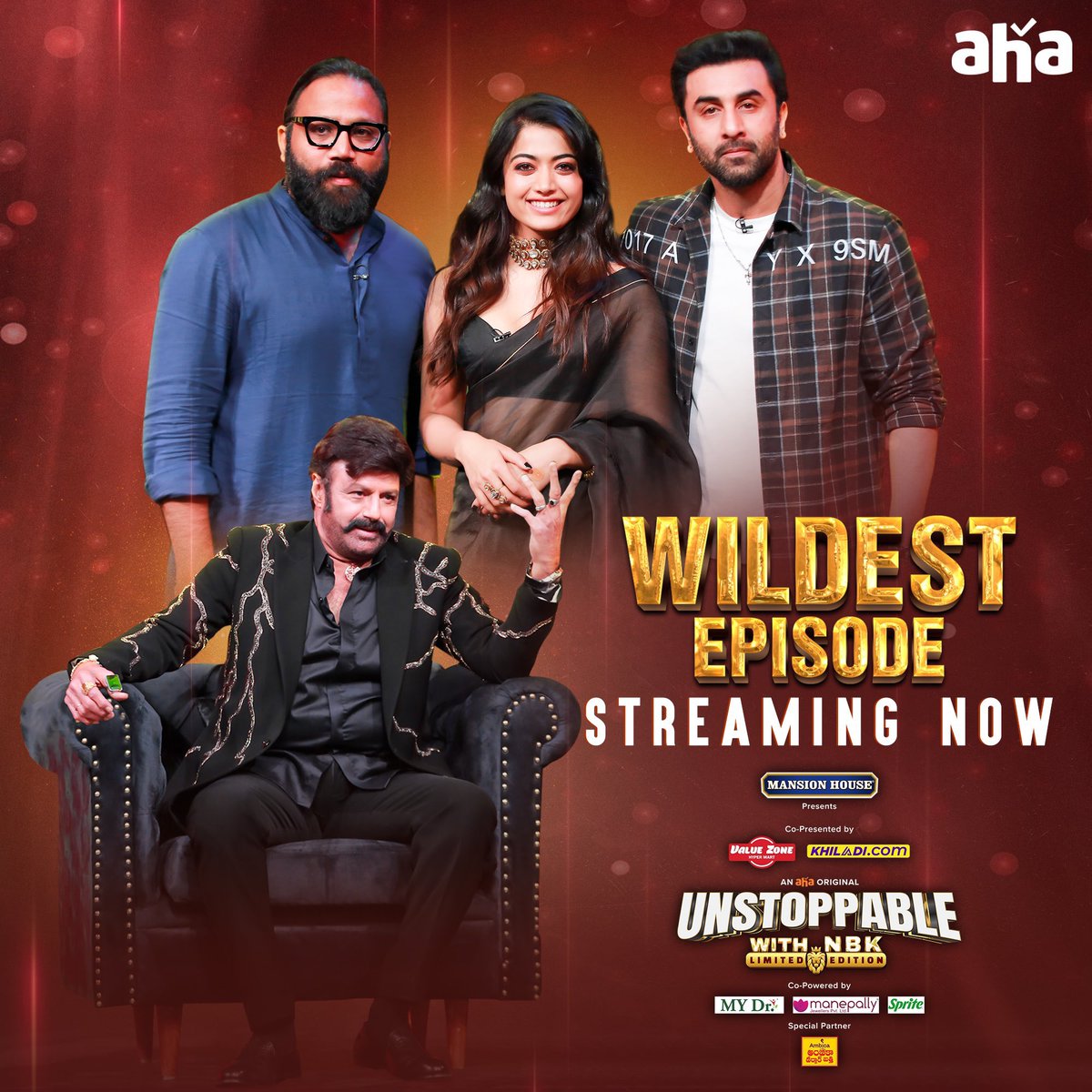 Records - Are you ready🫵 Wildest Episode Vachesindhi… Watch Now on @ahavideoIN🔥🔥🔥🔥 aha.video/webepisode/uns… #UnstoppableWithNBK #NandamuriBalakrishna #AnimalTrailer #SandeepReddyVanga #AnimalTheFilm #RanbirKapoor #RashmikaMandanna @AnimalTheFilm @iamRashmika