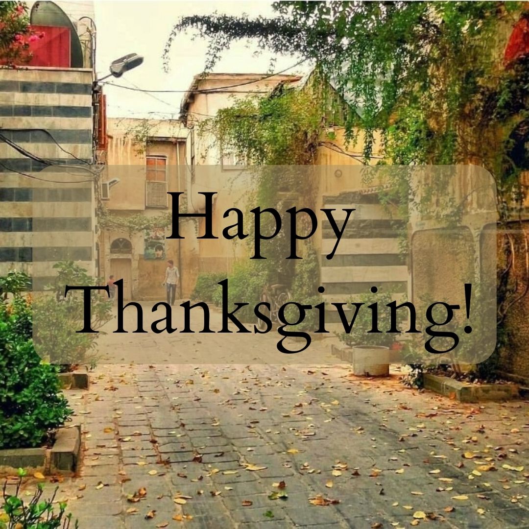 RelieveSyria's tweet photo. To all those celebrating this holiday of charity and kindness, Happy Thanksgiving. We are grateful to our supporters and to the endless blessings given to us by our beloved motherland. #syria #thanksgiving #giving #givingthanks #syriansintheusa https://t.co/8LSwqaCOiK
