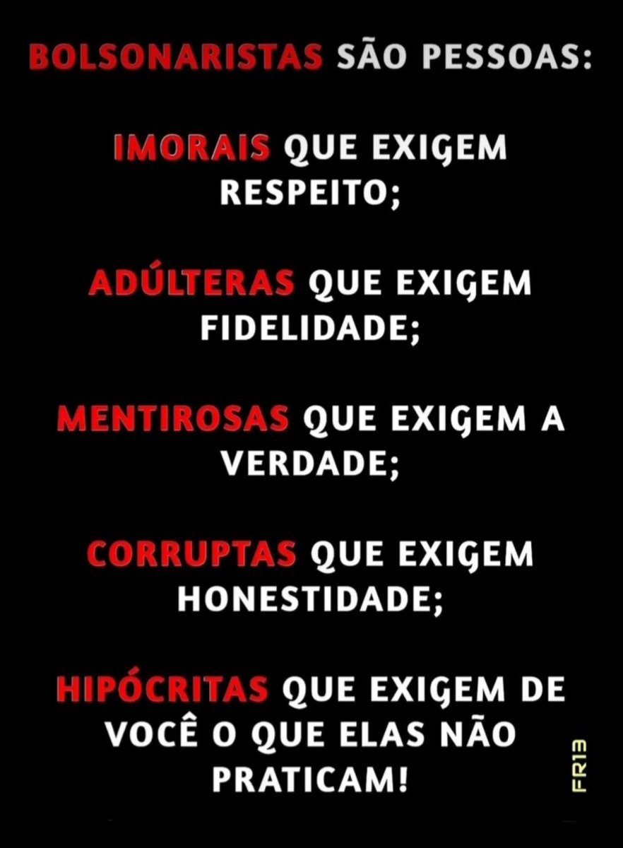 Bolsobostinhas, deixo essa aí pra vcs continuarem relinchando o resto da noite, talkei?
Me dêem engajamento,  tou crescendo horrores.