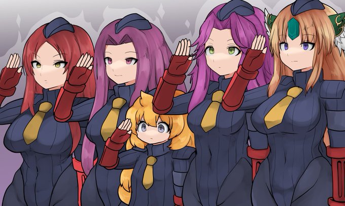 ねおしのさん(@neosino)の聖剣3ベガ親衛隊洗脳シチュ 2/2 全員集合ver 