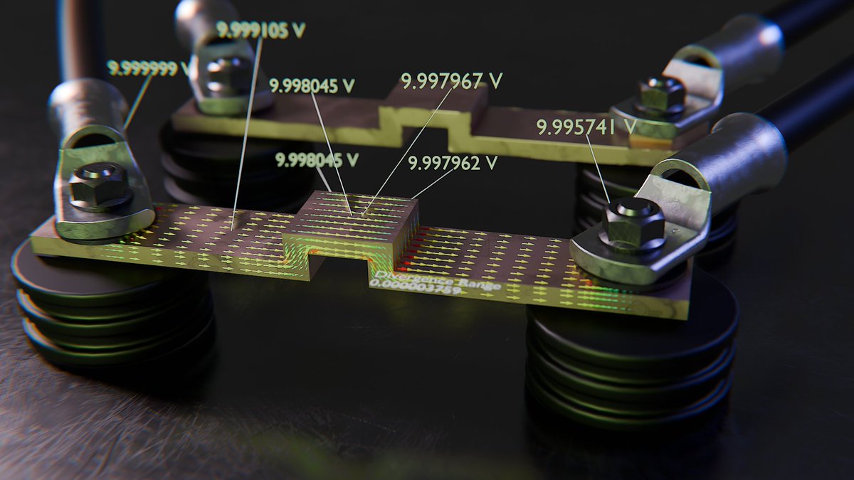 samerps's tweet image. preview of my next simulation project. I've been working on a 3D volumetric solver for electric current conduction using Blender's geometry nodes! 
#b3d #eevee #geometrynodes  #simulationnodes #electronics #hardware #engineering #simulation #blender3d