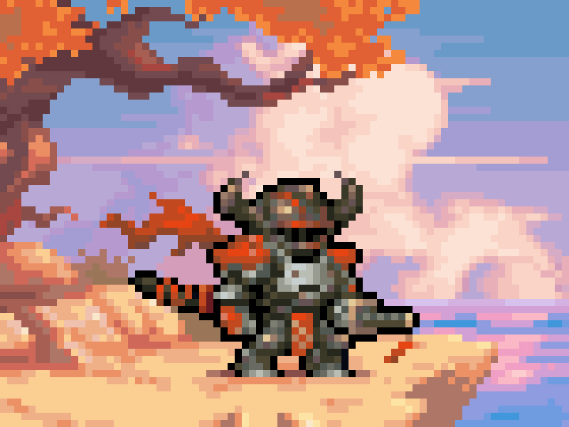 (⁠ ⁠ꈍ⁠ᴗ⁠ꈍ⁠) Enjoy the purple sky. 💤

#pixelart