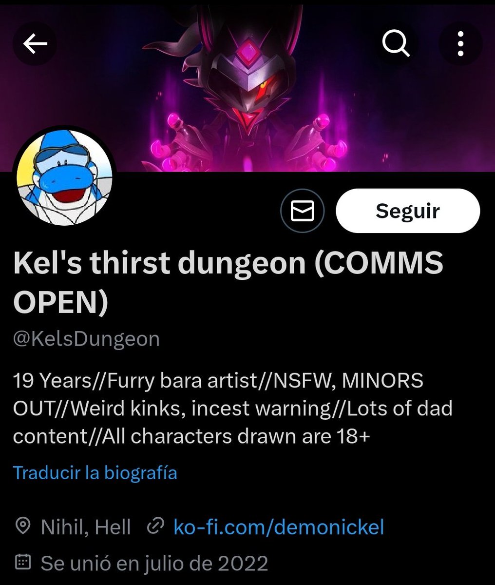 based_fuuka's tweet photo. The 16th has been located due to the help of a supporter!
User @/KelsDungeon draws incest and actively supports it. 
The user has drawn canon siblings and the user is drawing a full incest comic of his oc's brother and the oc. https://t.co/pr1krtUV1z