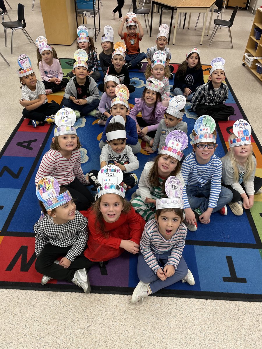 This week we had a PaTtErN pArTy! We had so much fun exploring patterns! Ask your child if they can find my hidden pattern. They can also label the pattern with letters and tell you the core of the pattern.