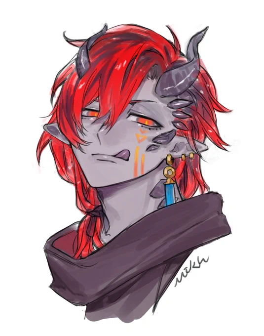 Just sketches during Bapha's stream, feat. 2/3 of his siblings.