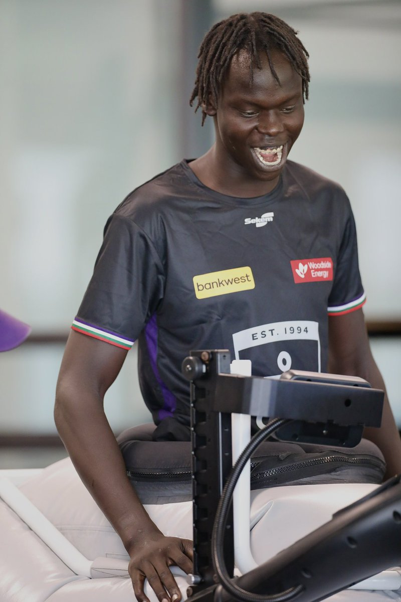 freodockers's tweet photo. Sebit’s making progress 🥹

Everyone got around him for his first run on the AlterG this morning 💜

#foreverfreo https://t.co/KN6fuMT8xz