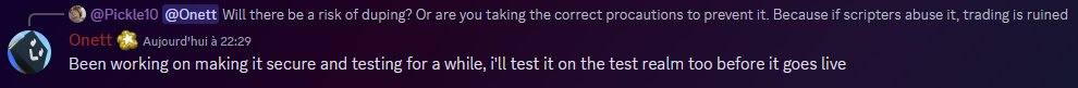 BeeSwarmLeaks's tweet photo. ➡️TRADING⬅️

🚨Onett has confirmed that Trading IS coming. You will be able to trade Beequips and a few different cosmetics, including Cub Buddy skins!🚨

He also confirms new Beequips.
 
Below is a decal Onett uploaded, along with some of his words on the new mechanic: https://t.co/CHCqsJprM9