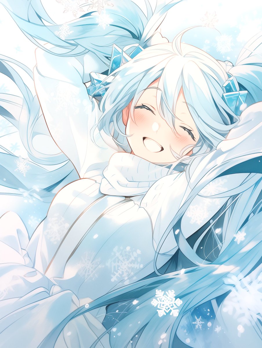 cocotte_ai's tweet photo. #初音ミク　雪と無邪気に https://t.co/OjUYRea6y9