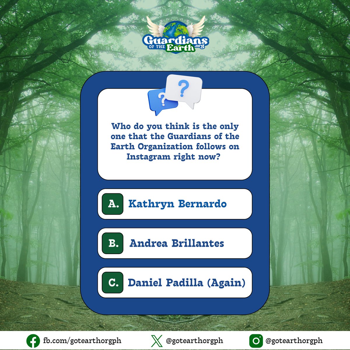 gotearthorgph's tweet photo. #GOTEarthOrgEngage: 𝐁𝐫𝐞𝐚𝐤𝐢𝐧𝐠 𝐍𝐞𝐰𝐬 — 𝐖𝐡𝐨 𝐢𝐬 𝐰𝐡𝐨?

— 𝗝𝘂𝘀𝘁 𝗶𝗻! 🗞️

The 𝗚𝘂𝗮𝗿𝗱𝗶𝗮𝗻𝘀 𝗼𝗳 𝘁𝗵𝗲 𝗘𝗮𝗿𝘁𝗵 𝗢𝗿𝗴𝗮𝗻𝗶𝘇𝗮𝘁𝗶𝗼𝗻 has recently unfollowed 𝘋𝘢𝘯𝘪𝘦𝘭 𝘗𝘢𝘥𝘪𝘭𝘭𝘢 (@𝘴𝘶𝘱𝘳𝘦𝘮𝘰_𝘥𝘱) on Instagram! https://t.co/ylsIUBoqKE