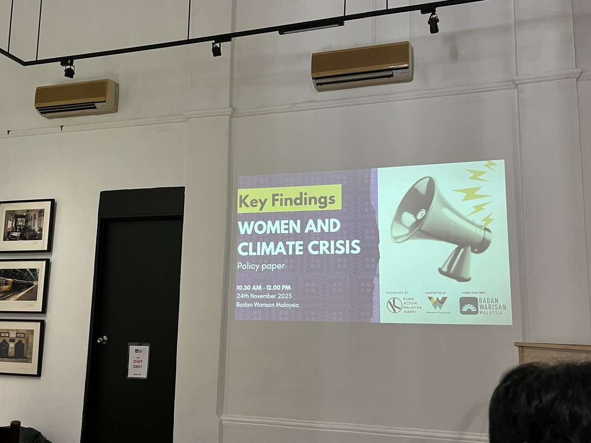 gdimorg's tweet photo. We’re at @BadanWarisan today for @KlimaAction’s policy paper presentation on the topic of “Women and Climate Crisis”! https://t.co/wMPQtA2MlX