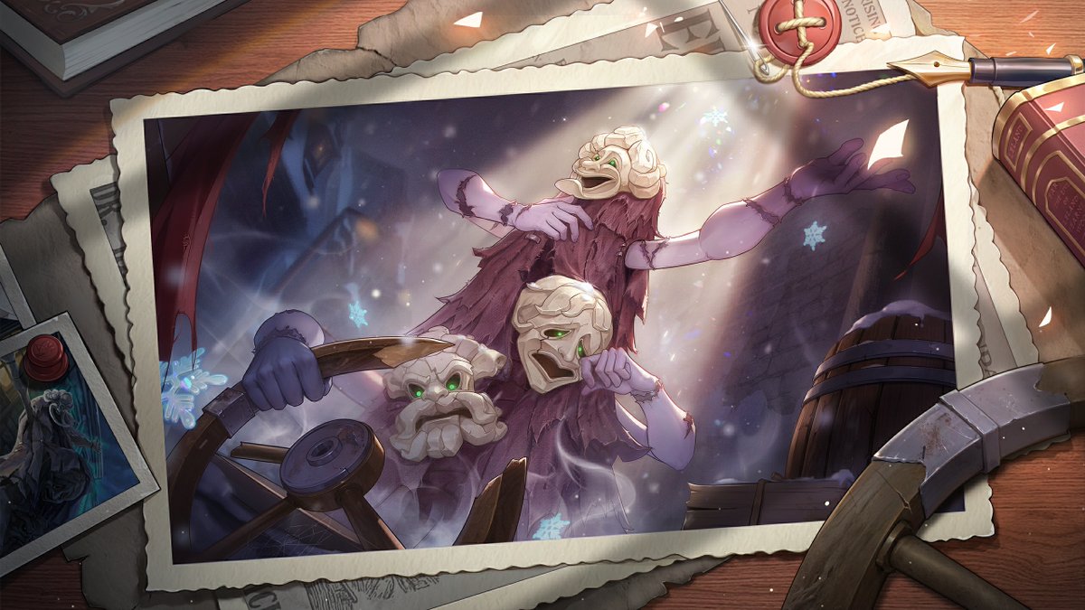 本日は破輪の記念日。 三つの仮面で本心を隠し 寡黙な者から道化まで