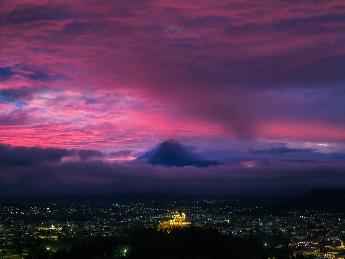 Así la tarde desde Cholula
