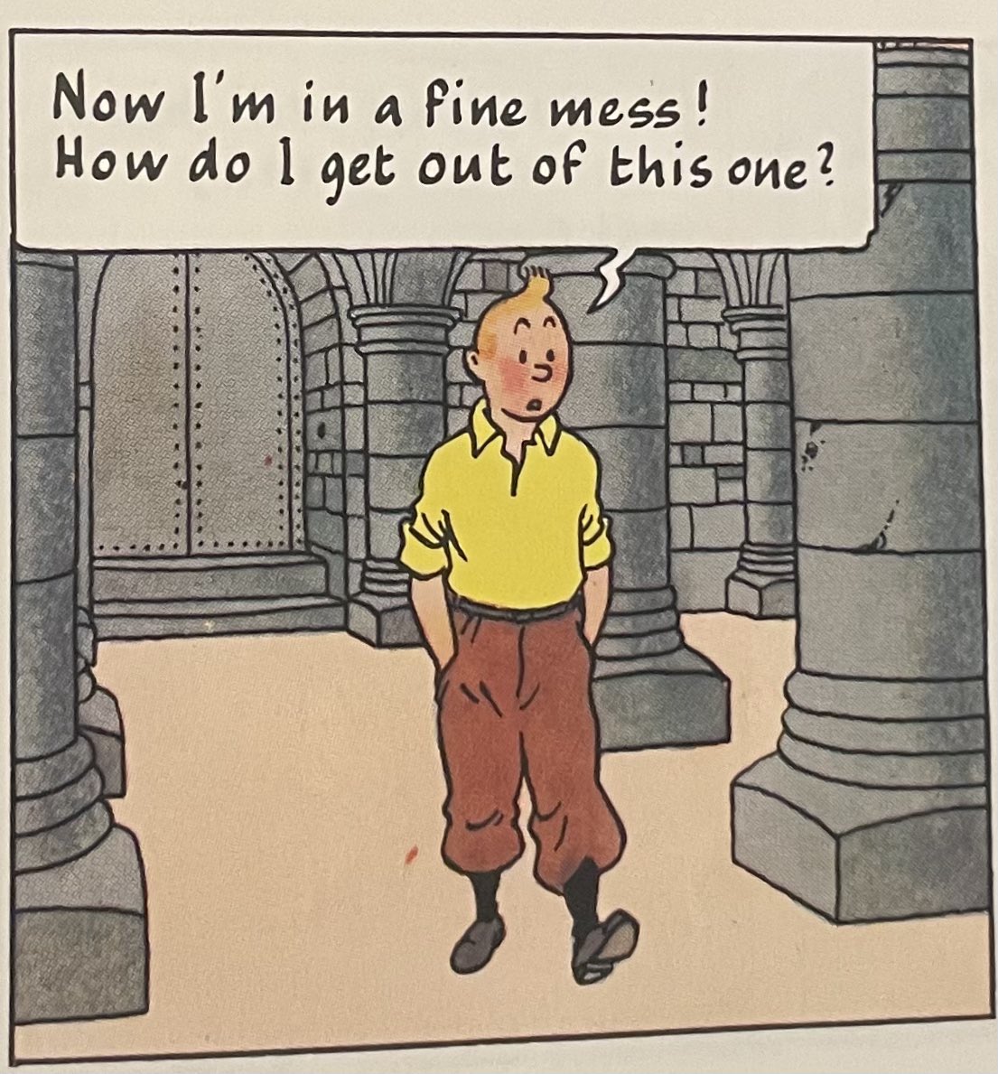 Men nowadays just wanna have a fit like Tintin’s