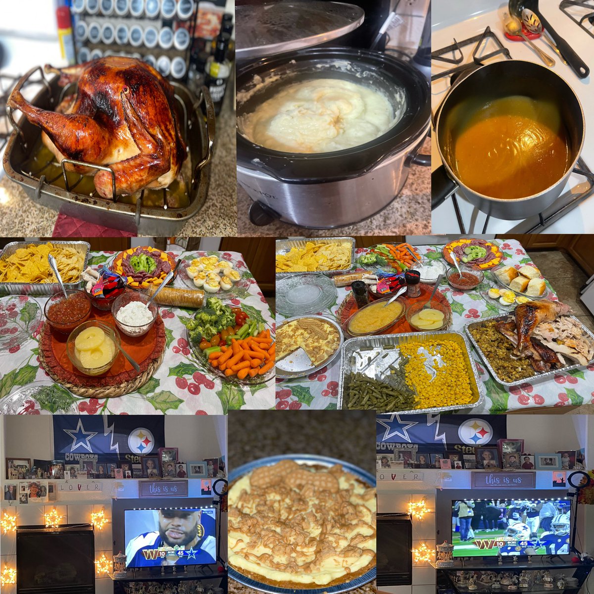 Happy thanksgiving to everyone from the su6tle’s and the three lil su6tle’s, we hope everyone had a beautiful and blessed day. The  hubby’s cowboy’s won let’s goooo. Now watching good burger with the fam w day.  🍁🦃❤️🙏🏈 <a href="/Su6tle/">su6tle</a>