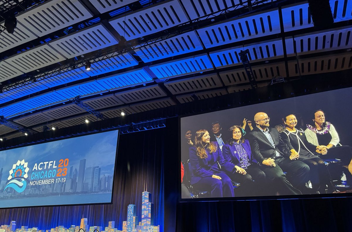 The #ACTFL2023 is in a book! Honored to join the Teacher of the Year Selection Committee—learning from five amazing candidates and reflecting on my journey. Here’s to an exciting 2024! 🌟#ILoveACTFL #TeacherOfTheYear