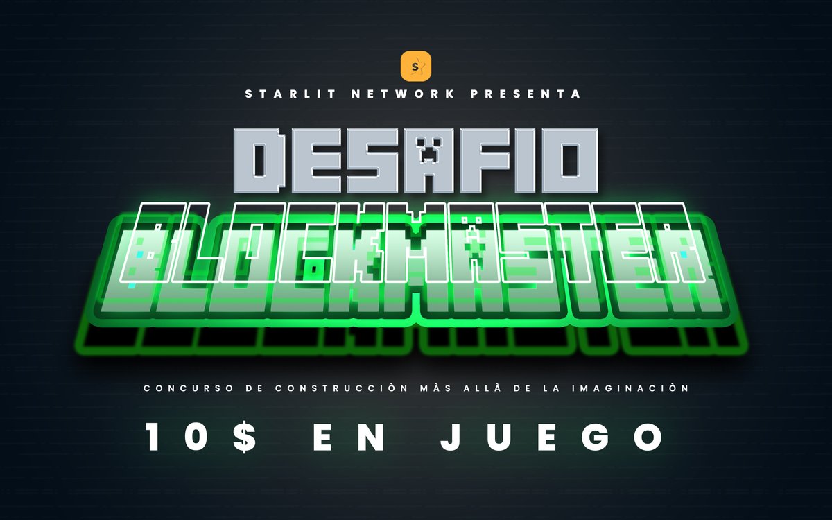 ¡ATENCIÓN CREADORES DE CONTENIDO Y COMUNIDAD! 🏆
¿Listos para un NUEVO desafío en nuestra Network de Minecraft?
Participa en nuestro evento de construcción, "BLOCKMASTER"
💵$10.00 USD EN JUEGO
¡Para participar, solo síguenos en X, comenta este post y únete a nuestro discord!🤩