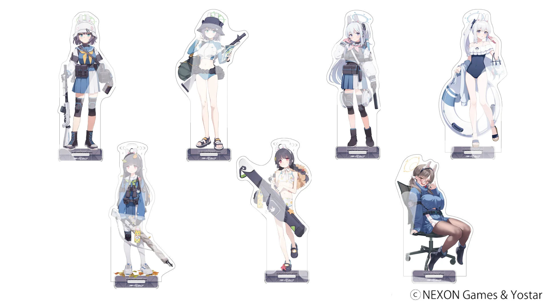 ブルーアーカイブ アクリルスタンド 7種類まとめ売り Yostar情報局 on X: 
