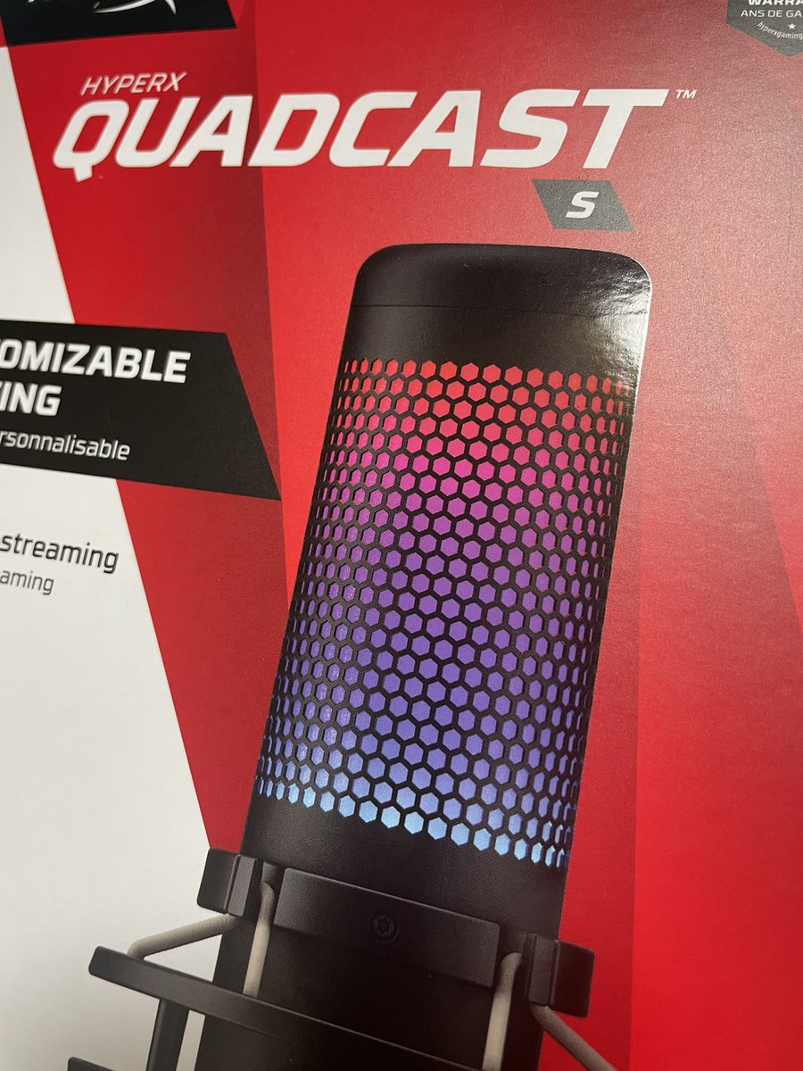 gamer_ossan's tweet image. 遂に買ってしまった
hyperX quadcastS

これで音質も上がるかな。
（家族同士くらいの会話にしか使わないけどw）

#HyperX #quadcastS