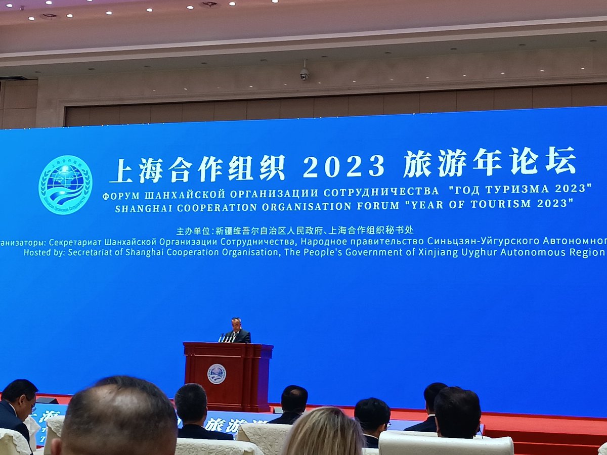 Attending Shanghai Cooperation Organization (SCO) tourism forum 2023. SCO members countries are so much excited to promote tourism in SCO region.