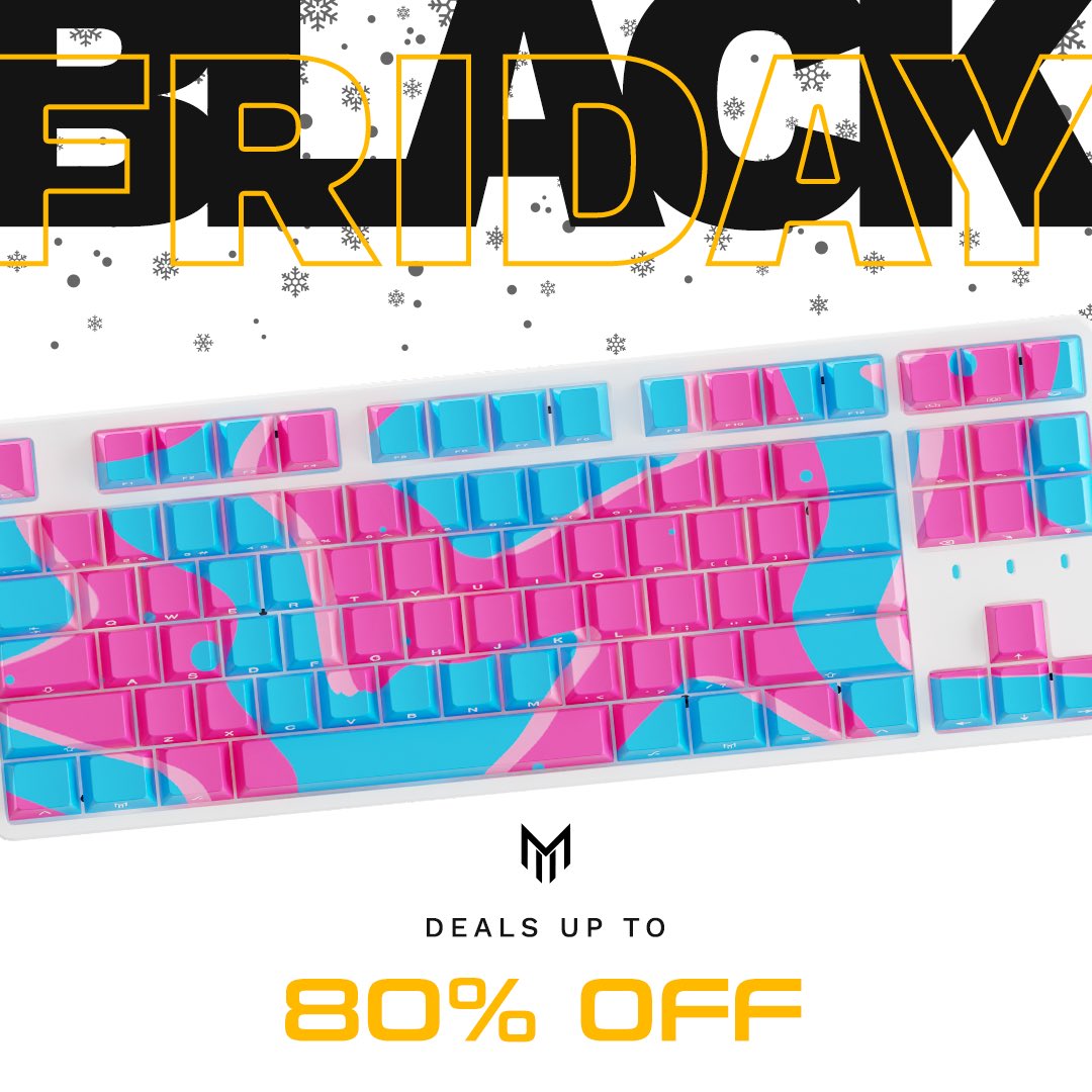 UP TO 80% OFF! Our biggest sale yet! While supplies last! GO GO GO! matrixkeyboards.com/collections/ho…