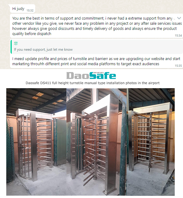 Thanks to my client with good comments on the full height turnstile with access control solution.

#Daosafe #turnstiles #accesscontrol #Gates