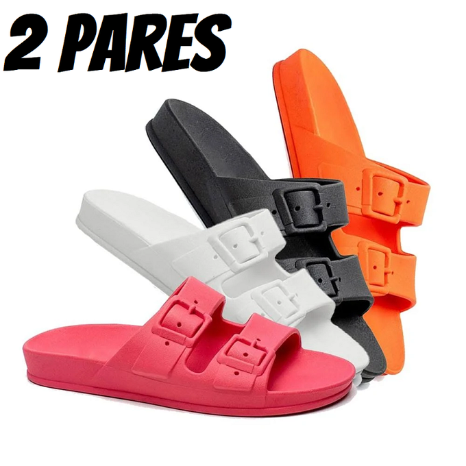 Kit 2 Chinelos Sandália Birken Feminino Luma Ventura