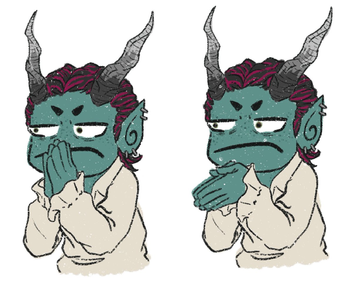 CountvSammitchy's tweet image. Trying to get back into the drawing mood, but lacking motivation.

So I've just been making silly little reactions of my Tav and Durge so I can spam them as needed
#bg3 #bg3Tav #bg3durge