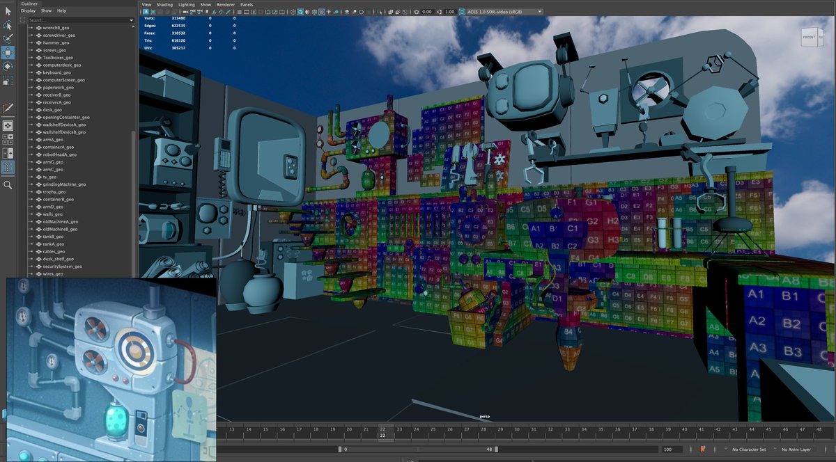 Sky_00216's tweet image. ✂️🪡🧮 #UVs #TexelDensity #TextureArtist