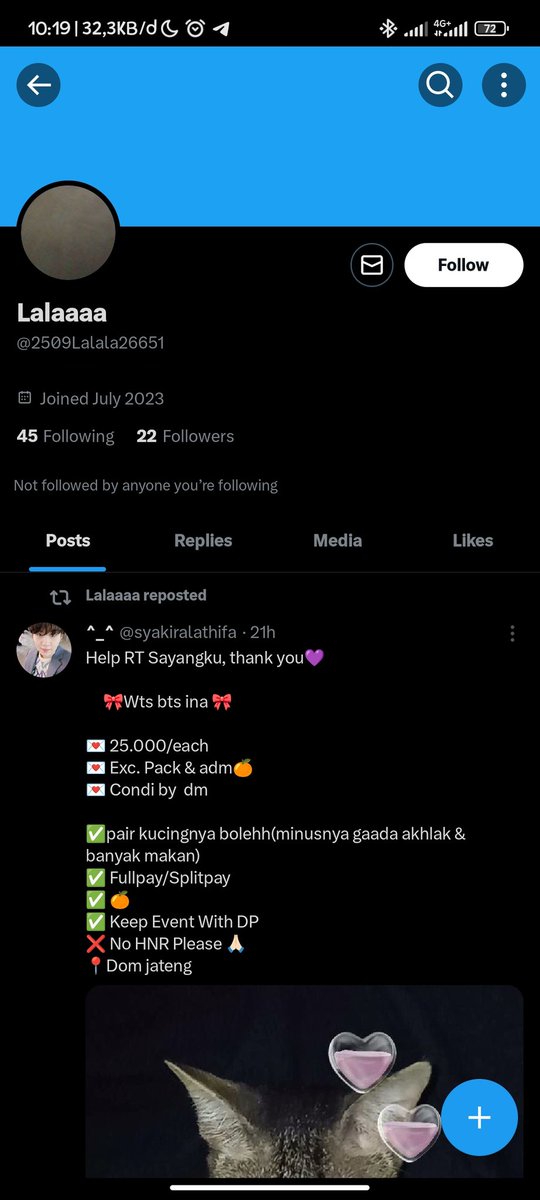Nambee_scuit's tweet photo. Help rt❗

Aku lebih ngehargain orang yg ga jadi bilang baik2 daripada gada kabar kaya gini!!!!!!
Aplg aku sempet di blokir sama dia.. 
@2509Lalala26651

Tag BTS WTS WTB amj amn amb HNR RM jin suga jimin v jungkook army go menfess https://t.co/NbBARTQVWv