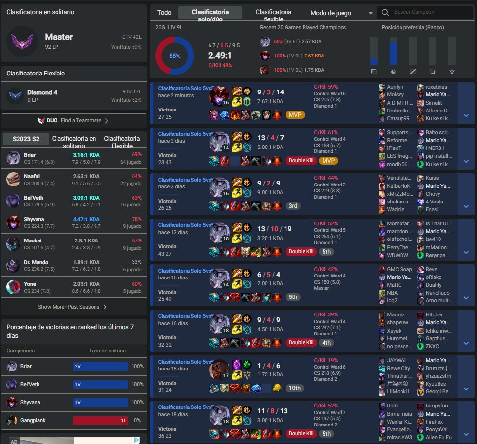 Canceraco's tweet image. Al final el plan de no demotear de master va a consistir en subir a grandmaster 🤔🤔