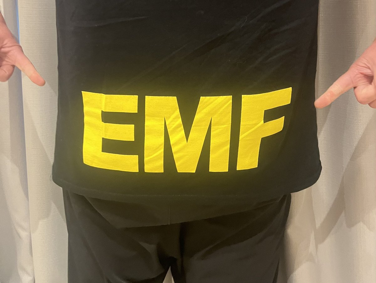 For the remainder of the day I’ll be repping my newest band T shirt acquisition. Hello people! Hello <a href="/EMFTheBand/">EMF</a> 

#TShirtDay