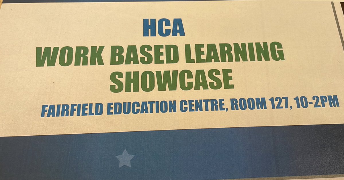 HCAs come and see us in Fairfield Education Centre for the level 4 Work Based Learning Showcase! 🤩 Salford University are here between 10-2 @BuryCO_NHS @NCAlliance_NHS @LHornby21 @martintroedel @QualityNqdt