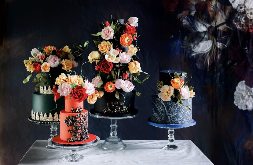 #dutch #stilllife inspired #weddingcakes #sugarflowers