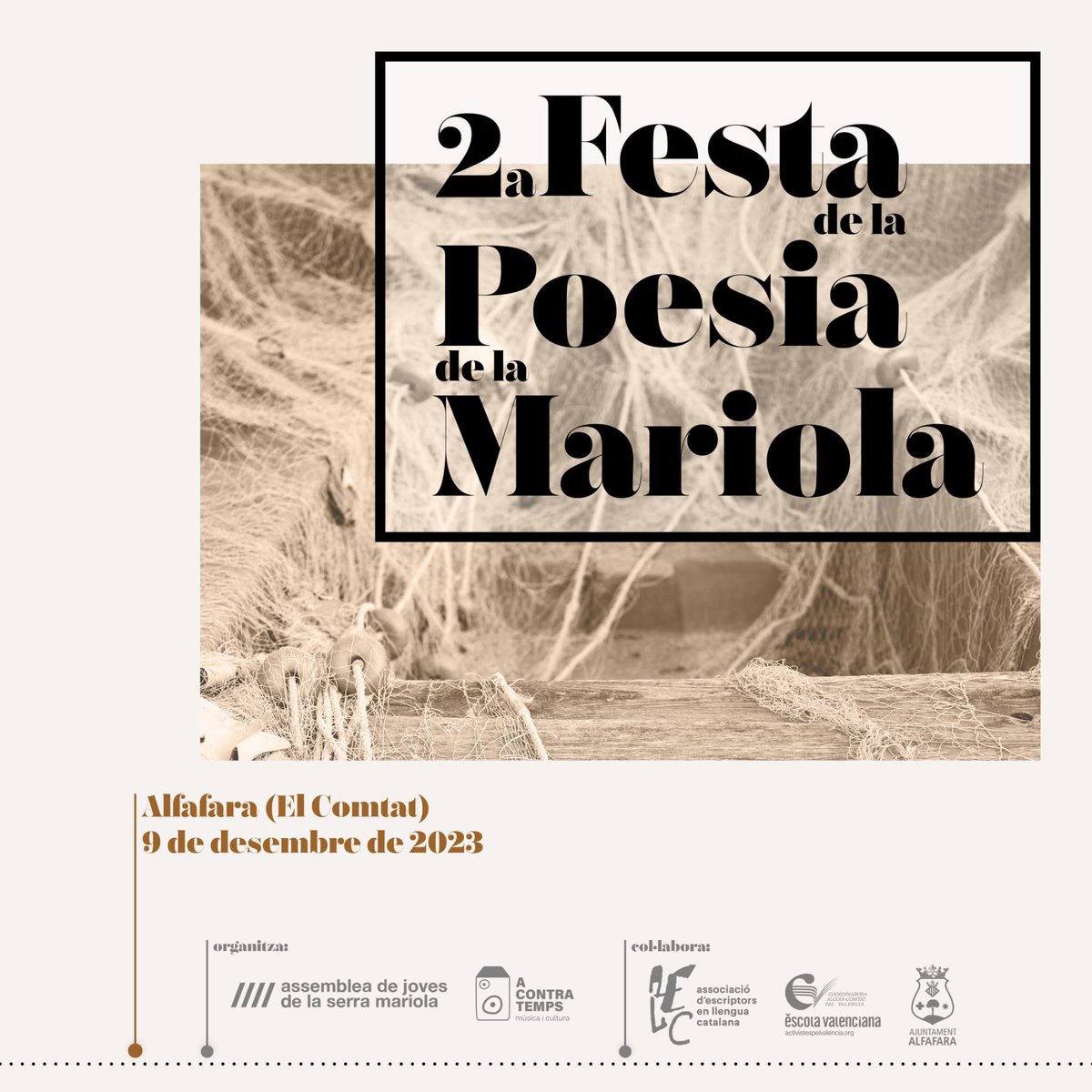 ✨🎊2A FESTA DE LA POESIA DE LA MARIOLA🎊✨ SÍ! Ja ho tenim tot enllestit per a la 2a Festa de la Poesia de la Mariola. Comencem!💪🏽💪🏽💪🏽 Disseny de @teresagres ♥️