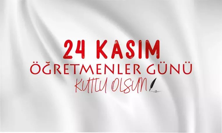 Kutsal olduğu kadar mesuliyeti de ağır bir mesleği icra eden tüm fedakâr öğretmenlerimizin 24 Kasım Öğretmenler Günü’nü kutluyorum.