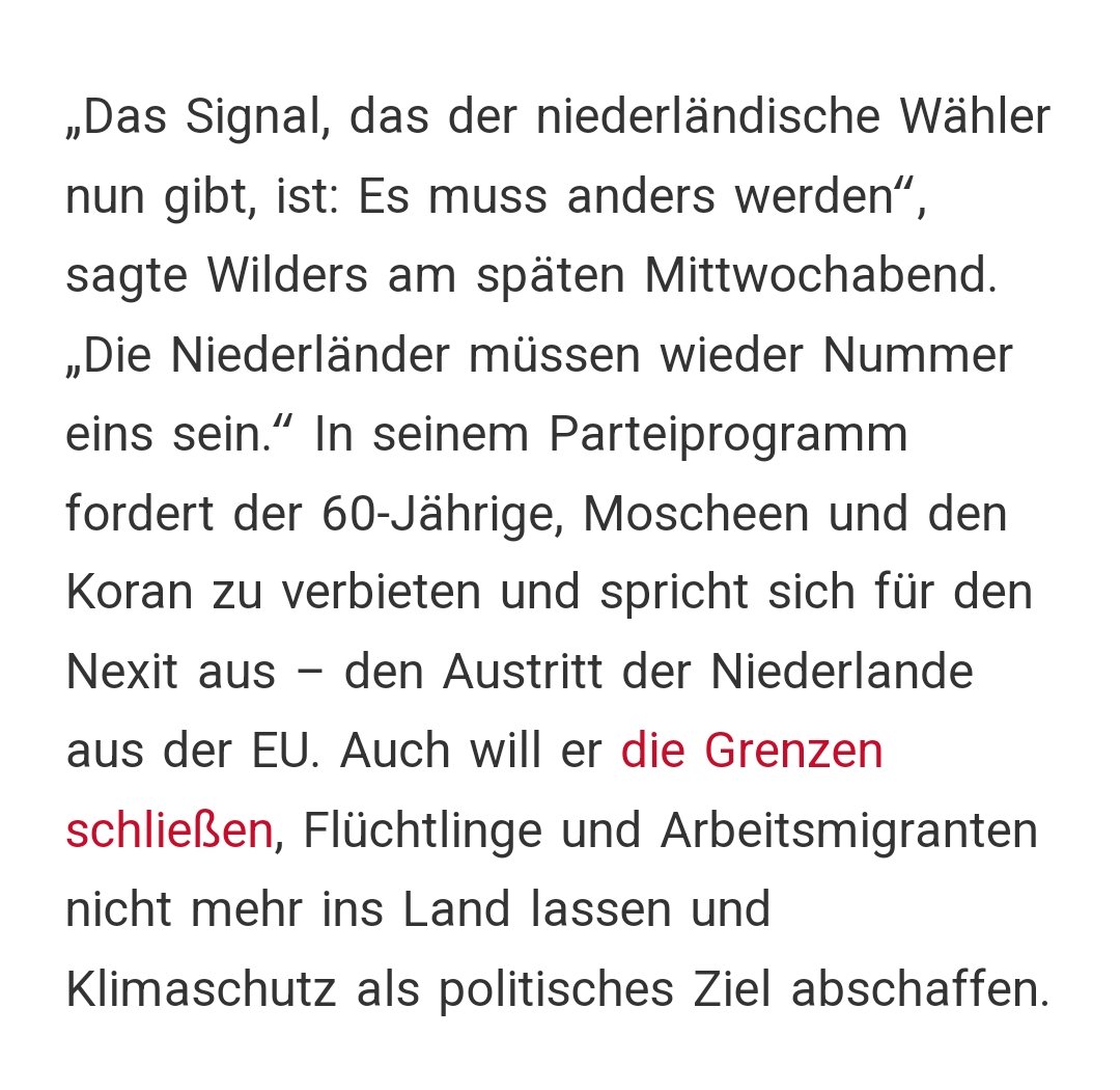 Faschos fordern basically die Wirtschaft ihres Landes komplett zu zerschießen. Wenn sie das dann getan haben, liegt es immer an dem zuvor inszenierten Feinbild, dass es den Leuten so geht. Opportunisten wie #Aiwanger werden sowas auch fordern, wenn es ihnen nützt. Die AfD tut es.
