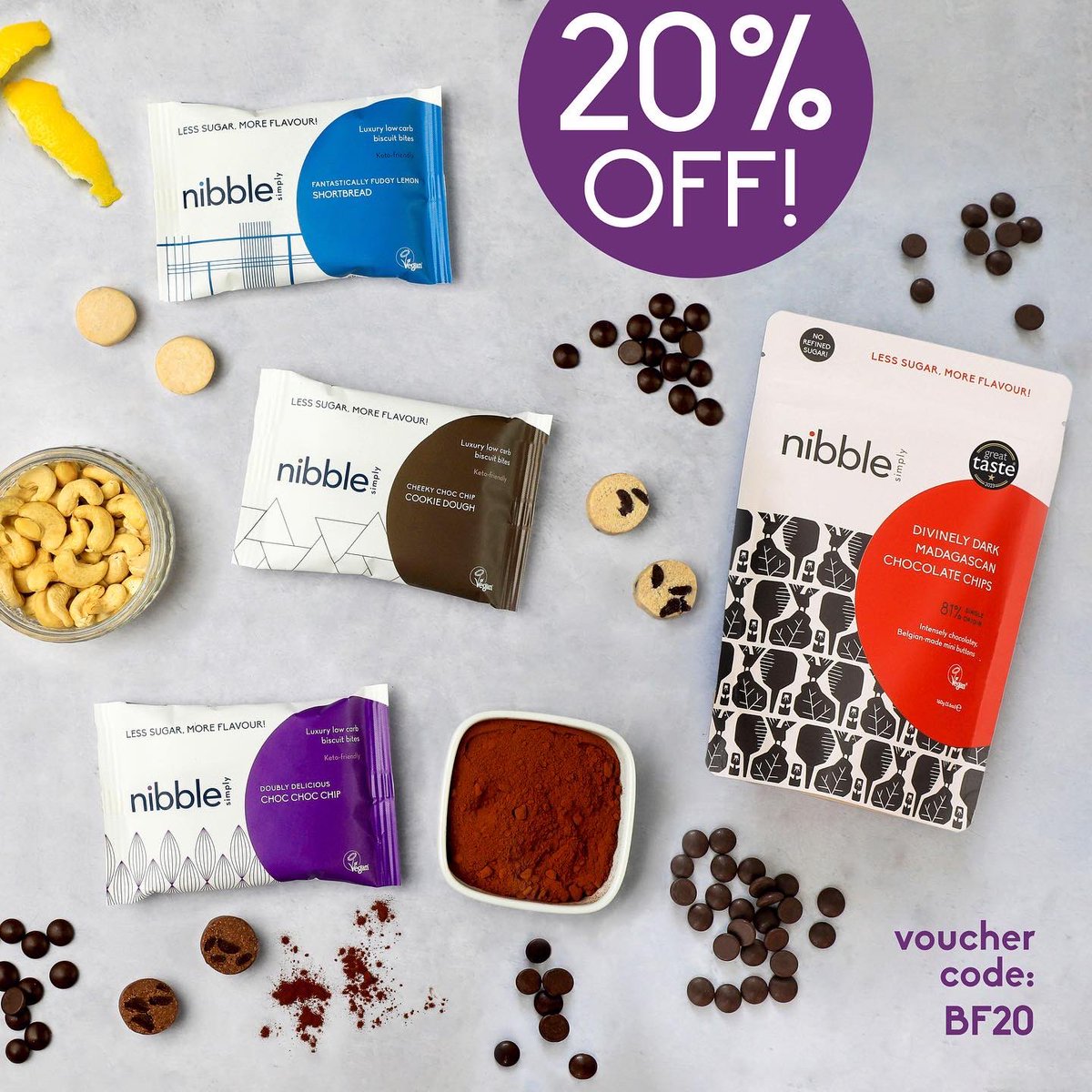 20% off all of our award-winning goodies until Monday 🎉! Use voucher code BF20 or the below link. tinyurl.com/2p9sfub3 #stockup #BlackFriday