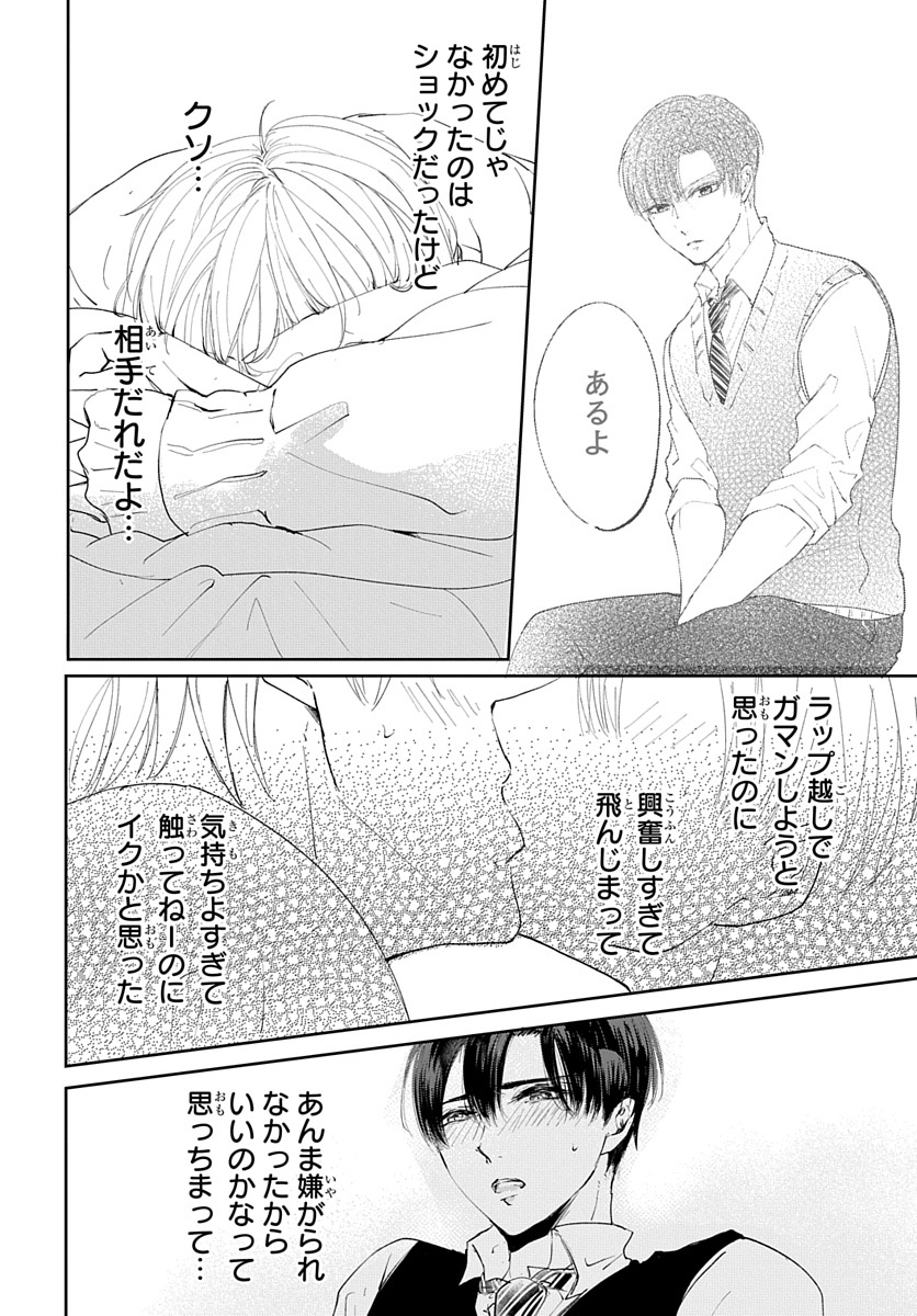 ラップ1枚隔ててキス体験  7/8 