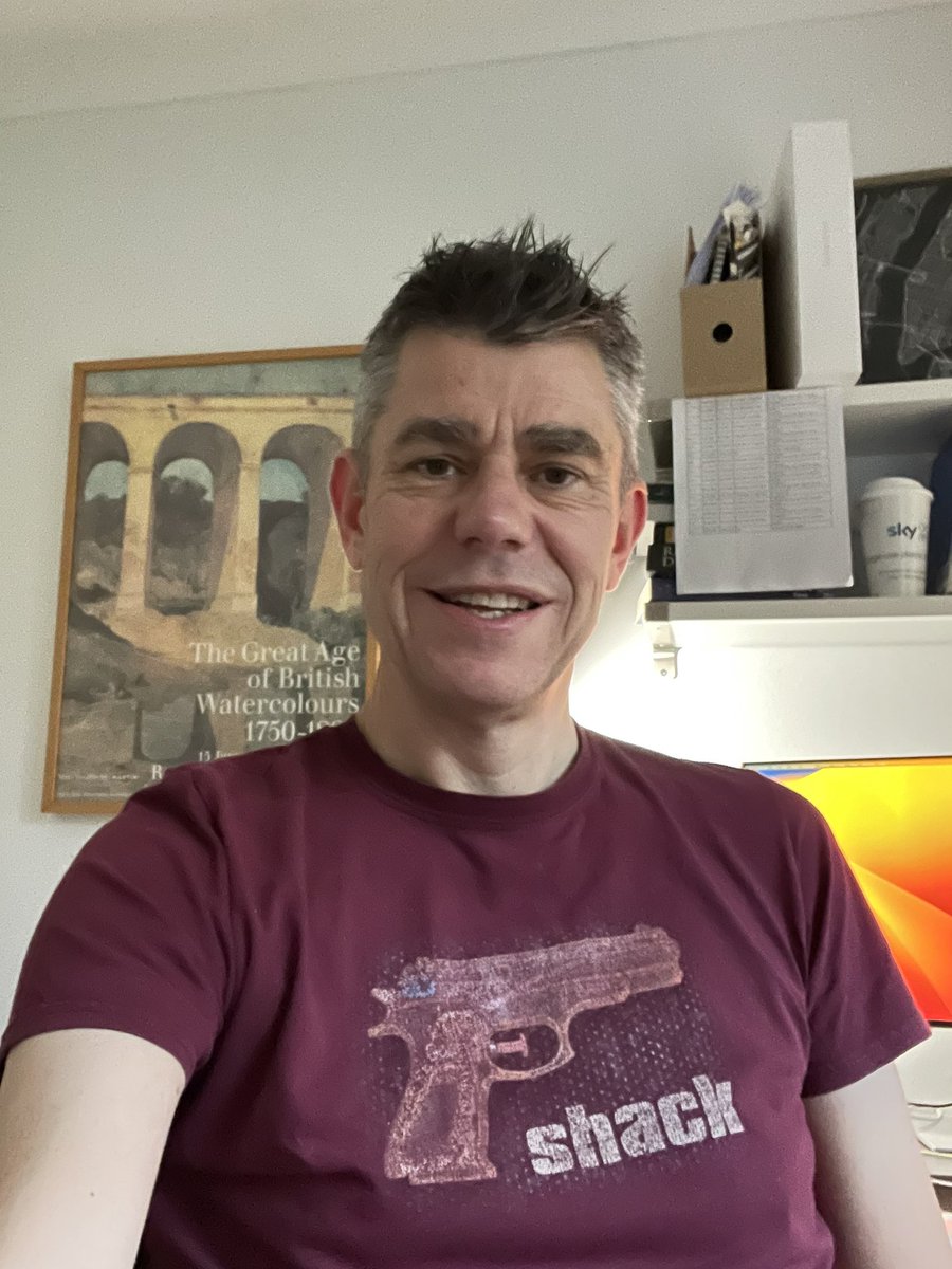 rtinner's tweet image. Wearing the mighty Shack for T shirt day @laurenlaverne #tshirtday