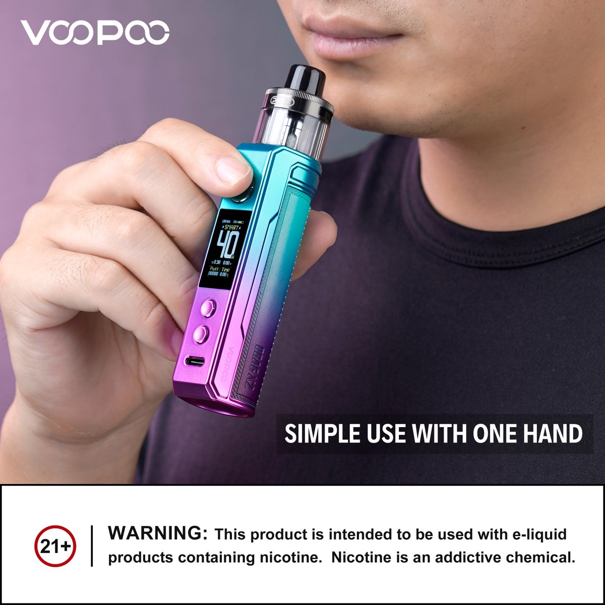 VOOPOO_OFFICIAL's tweet photo. Is today another day to want DRAG X2? β° Easy to use with one hand, enjoy the pleasure of vaping with DRAG X2. π
#voopoo #voopoodrag #voopoopnpx #podmod #dragx2 #drags2 #dragpnpx #pnpx #NewDrag #DragFamily #newproduct #ProductLaunch #XceedingAllExpectations https://t.co/iEFkcYJhvs