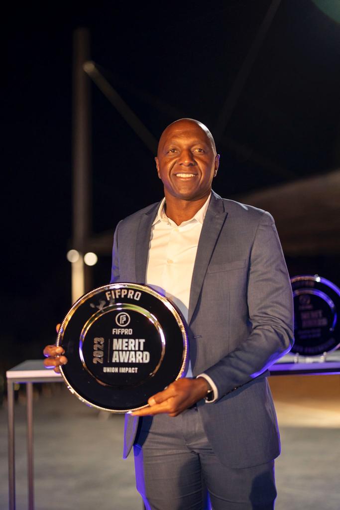FUZ_ZIM's tweet photo. We are incredibly honored to be the Fifpro Union Impact Award winners for 2023. 

This emphasizes that Dedication, Resilience,Hard work and Solidarity make a difference in not just the Union but in the Society at large. 

We keep on aiming high.

#TogetherWeCan https://t.co/fZBxKaKr3z